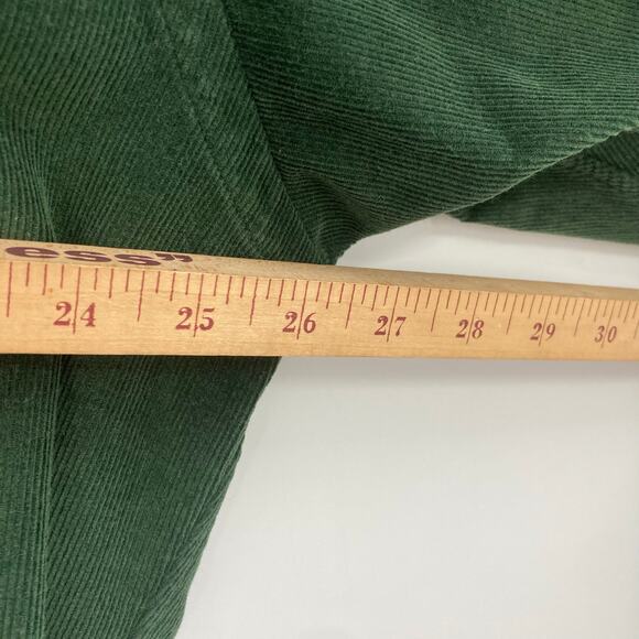 Ralph Lauren Cord Flannel Long Sleeve Button Up Pony Forrest Green Men’s Large - Picture 7 of 9